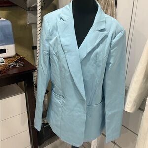 Elegant Light Blue Women's Blazer new size Xl